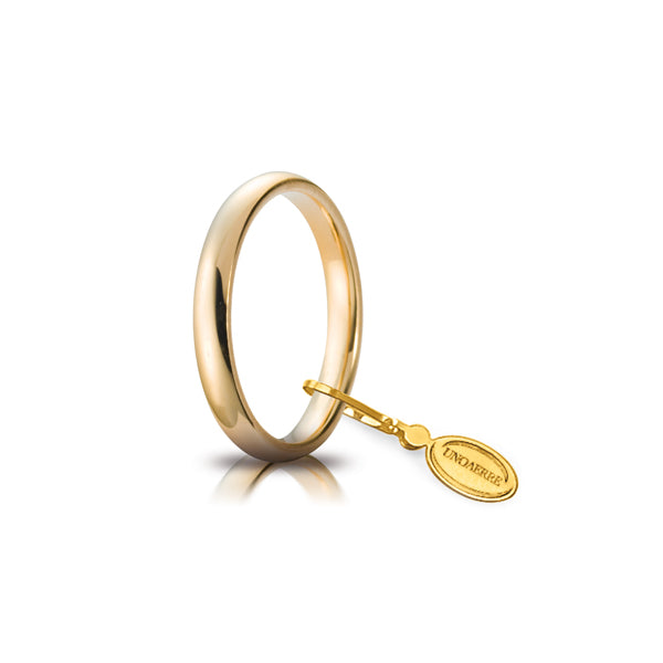 Fede Unoaerre Comoda 3,0 mm in oro 18kt