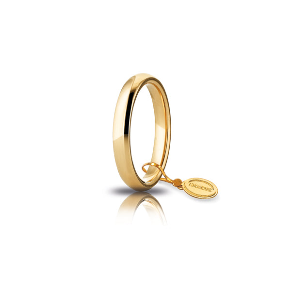 Fede Unoaerre Comoda 3,5 mm in oro 18kt