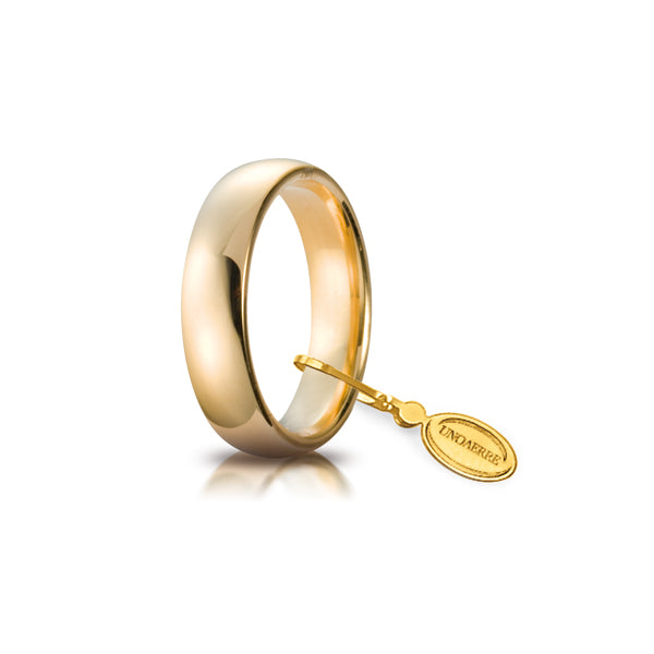 Fede Unoaerre Comoda 5,0 mm in oro 18kt