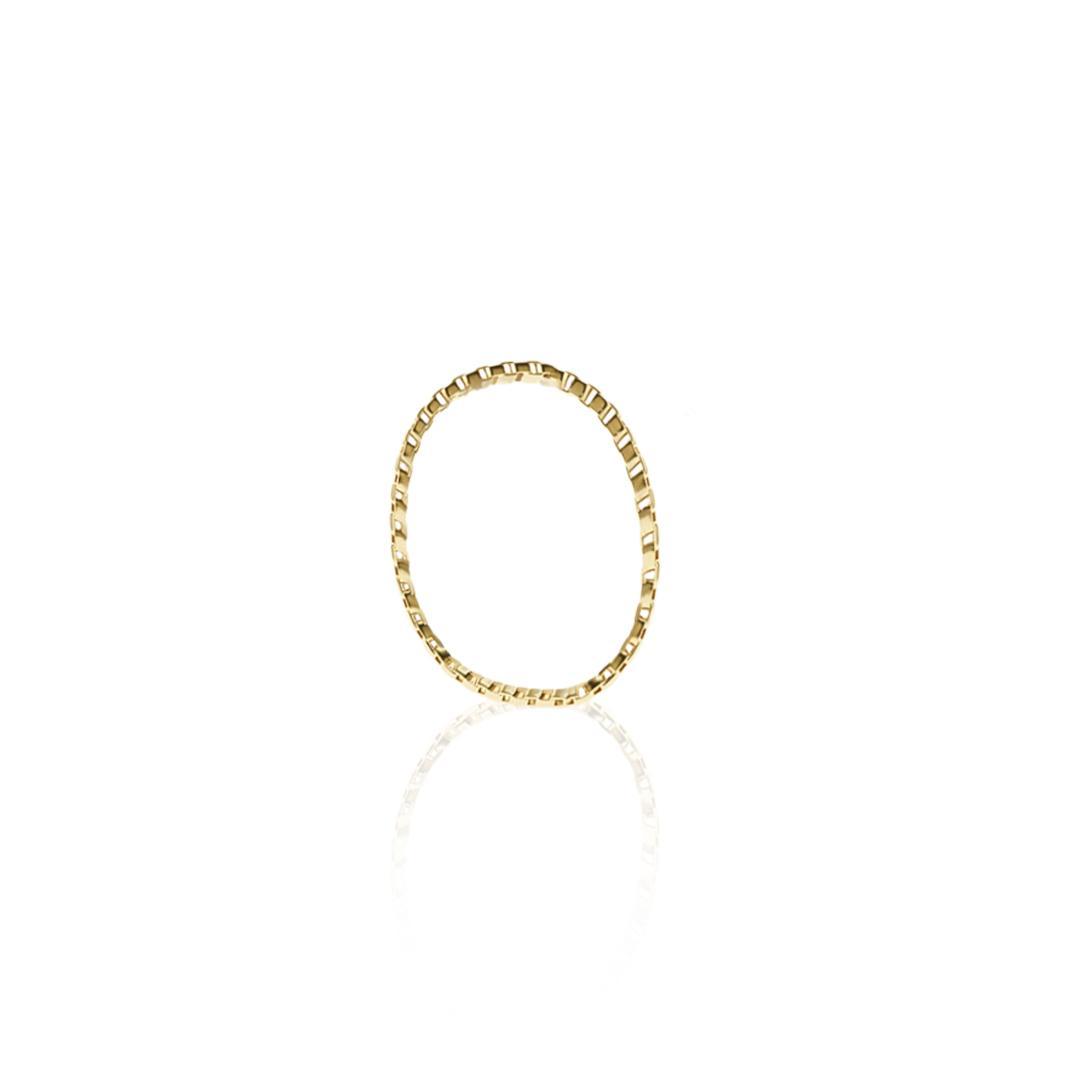 Dédié Anello Maglia Veneziana Oro 18kt