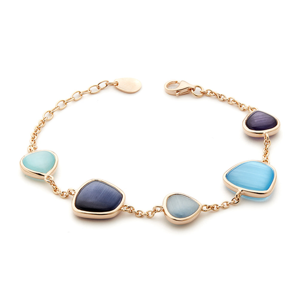 Bracciale Madi Nuvole in argento rosato