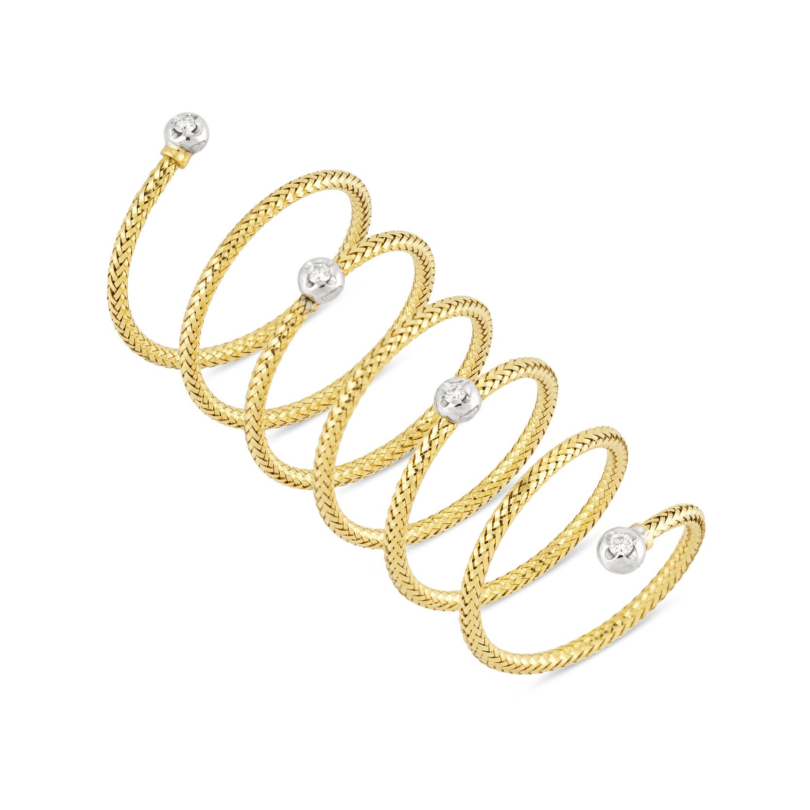 Anello Nobile Ponte Vecchio Gioielli in oro giallo con diamanti