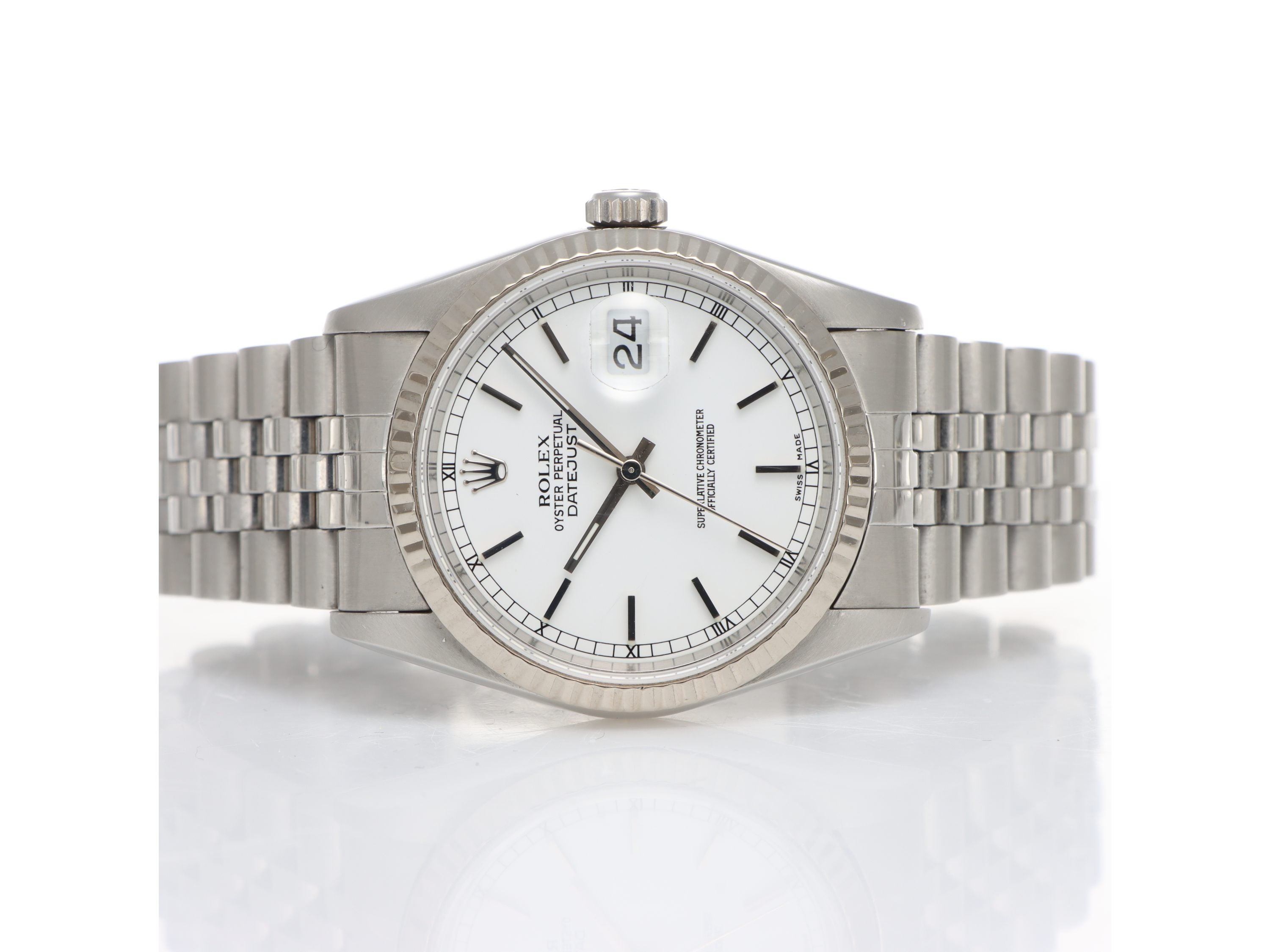 Rolex Datejust Ref. 16234 Quadrante Bianco Anno 1996