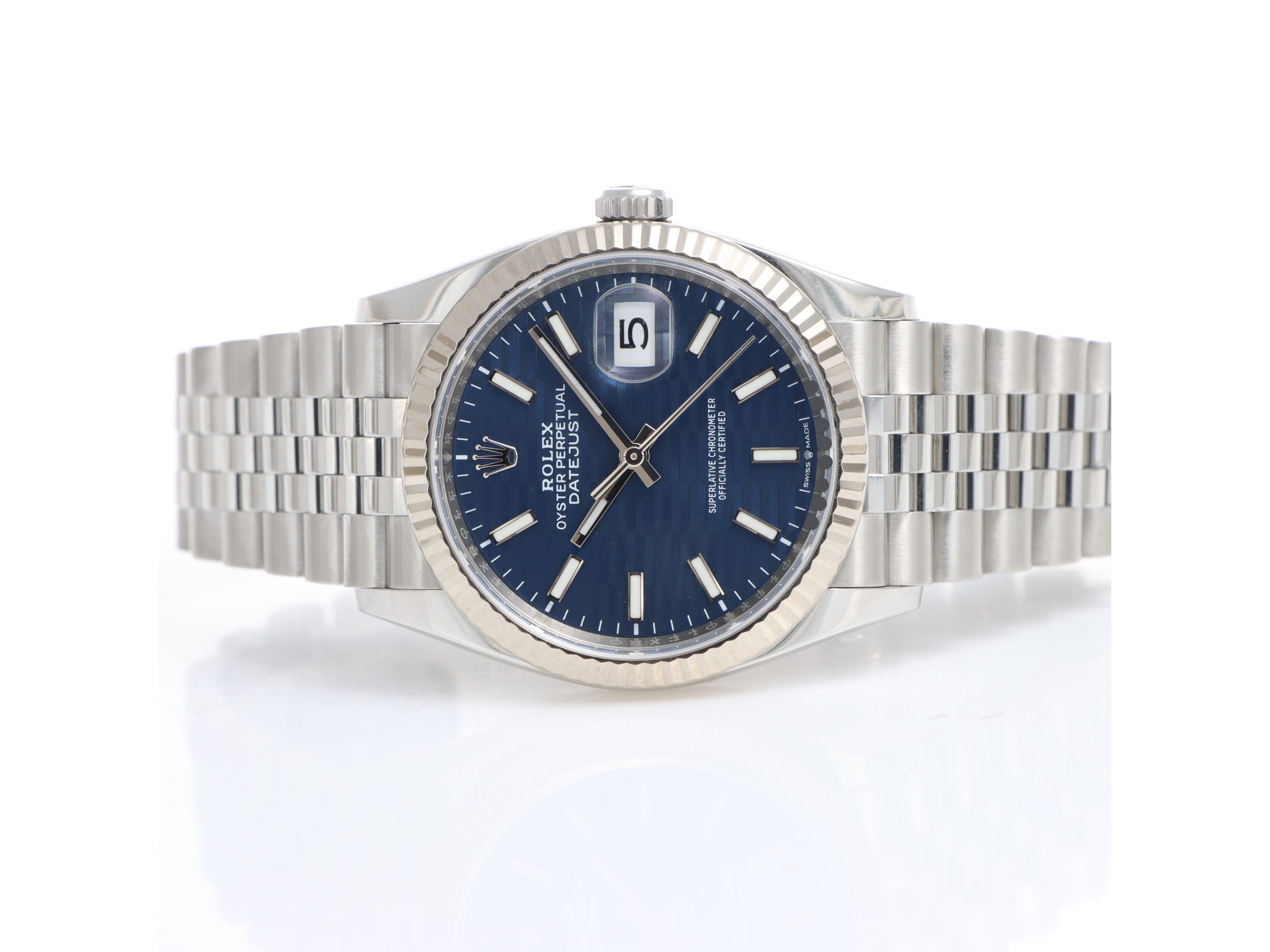Rolex Datejust 36 Ref. 126234 Blu Motif Anno 2022