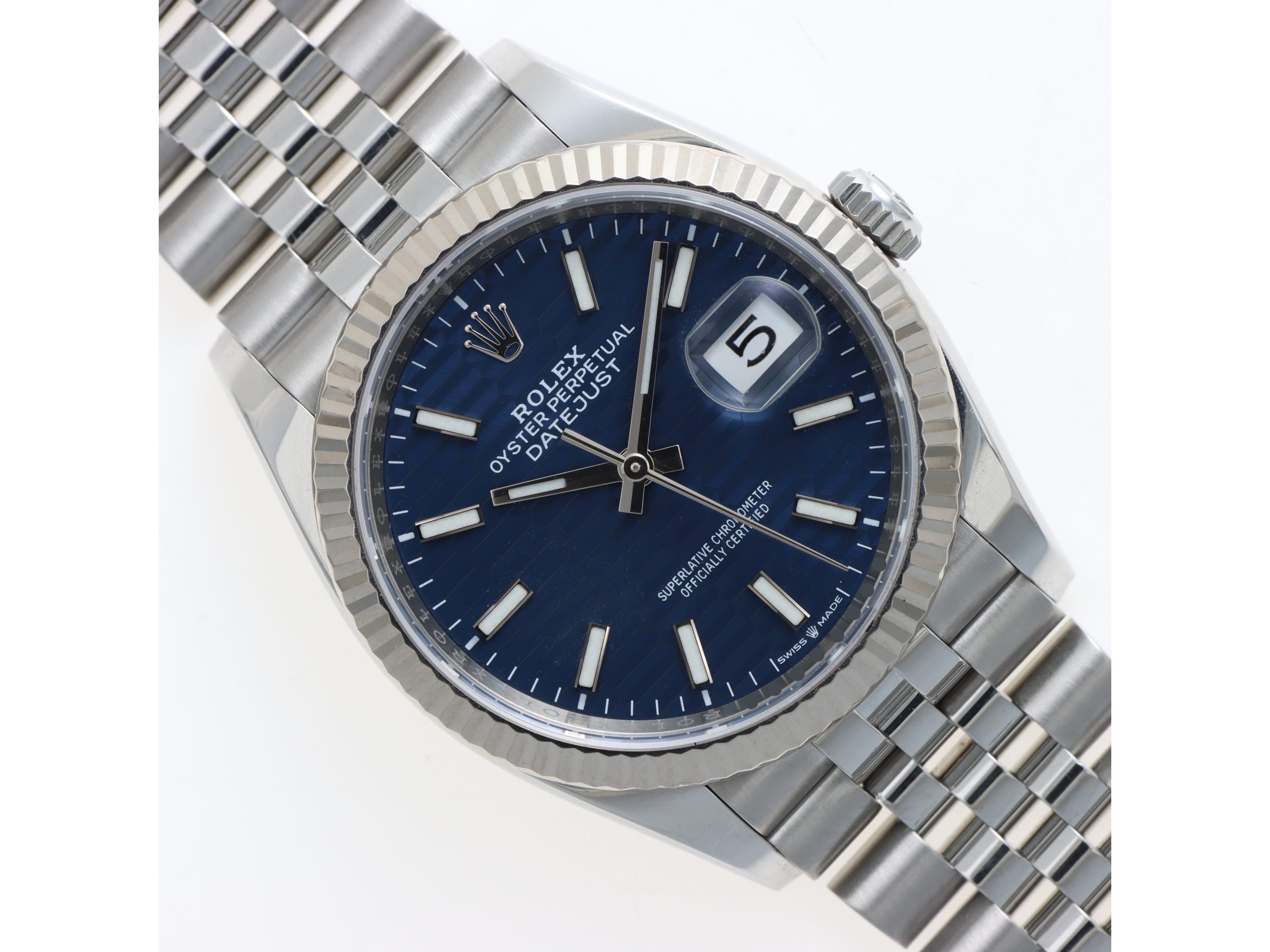 Rolex Datejust 36 Ref. 126234 Blu Motif Anno 2022