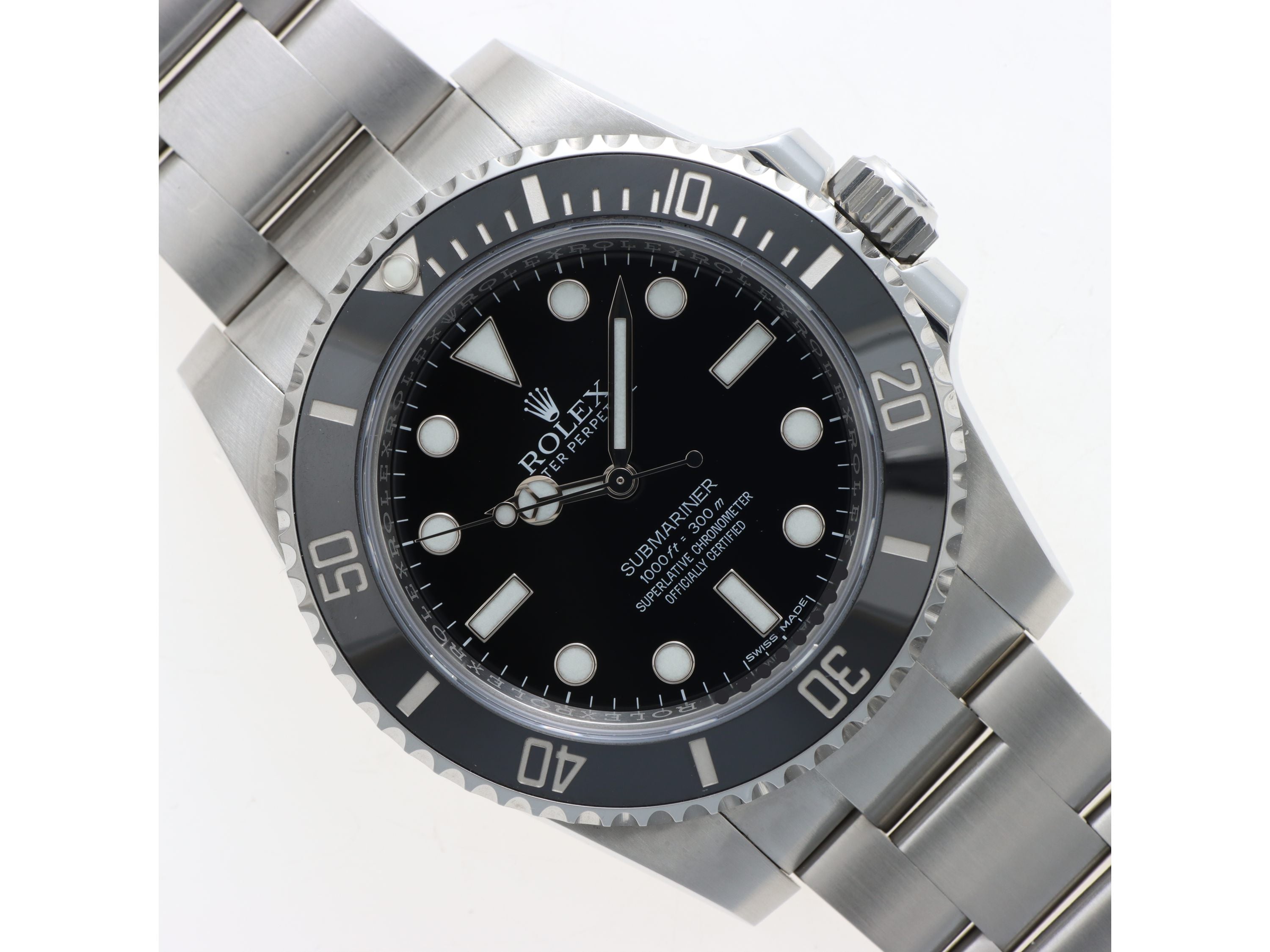 Rolex Submariner No Data Ref. 114060 Anno 2017