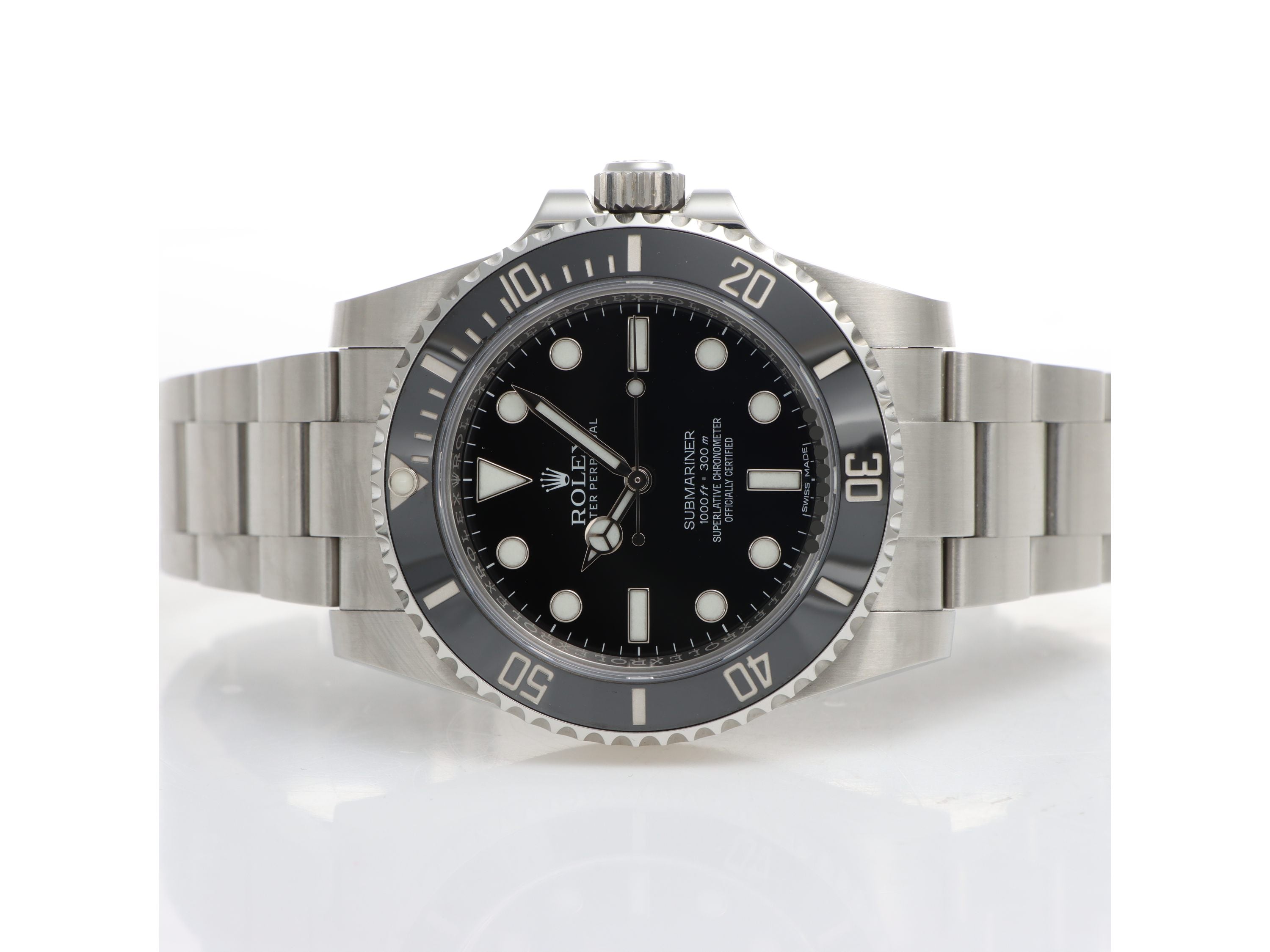 Rolex Submariner No Data Ref. 114060 Anno 2017