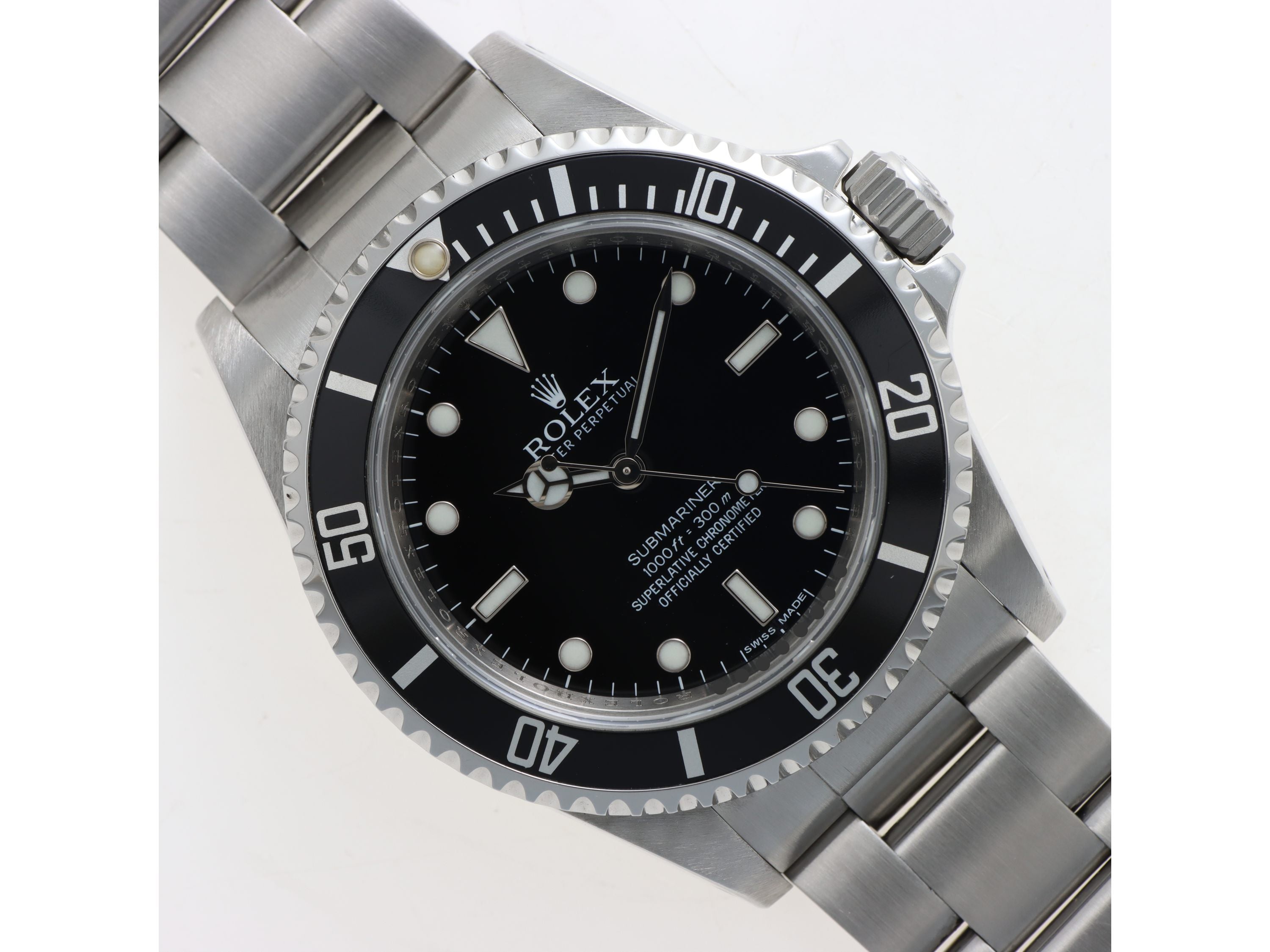 Rolex Submariner No Data Ref. 14060M 4 Scritte Anno 2011