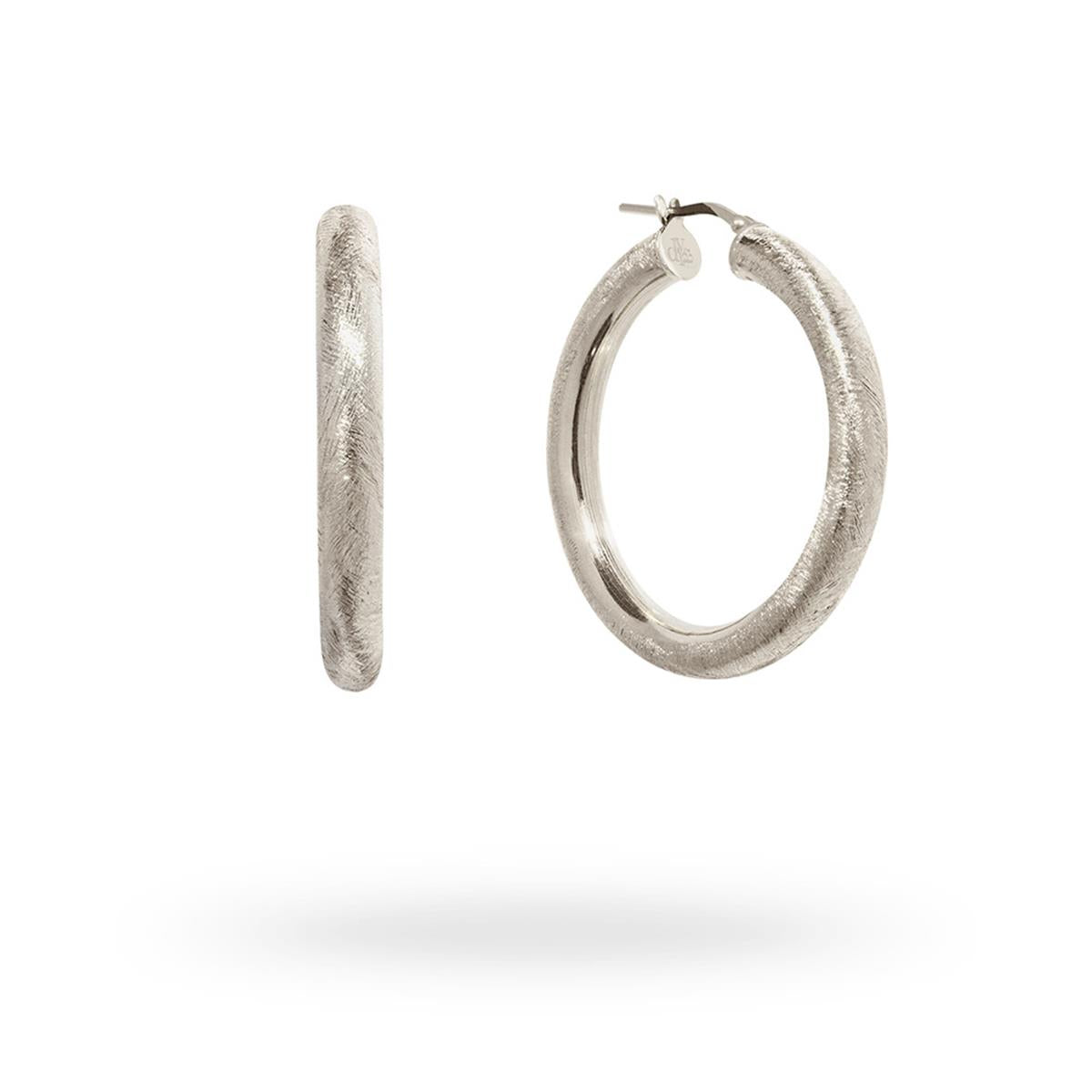 Orecchino cerchio Diva in argento 925 Hoops 38 mm