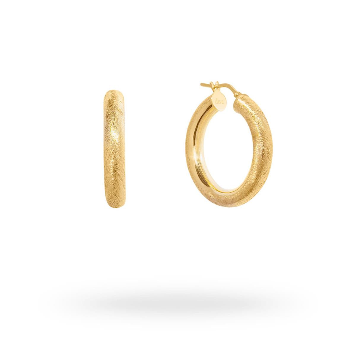 Orecchino cerchio Diva in argento 925 Hoops 29 mm