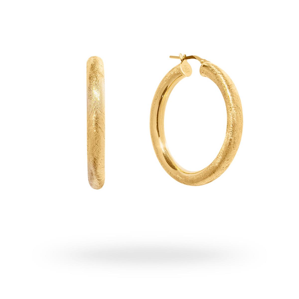 Orecchino cerchio Diva in argento 925 Hoops 38 mm