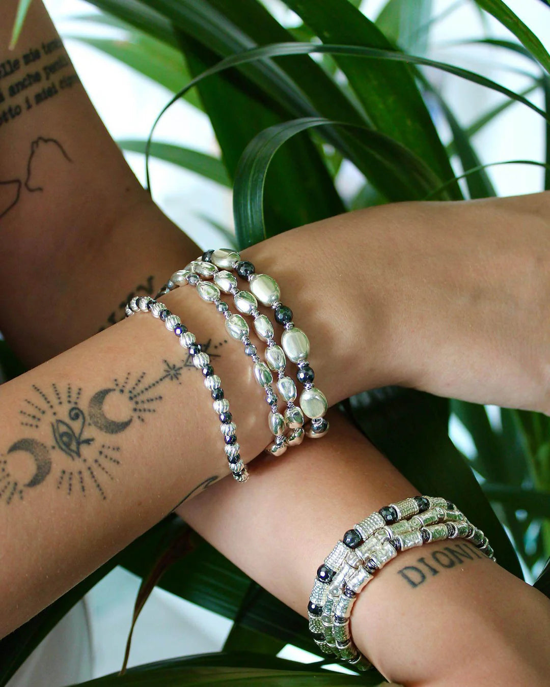 Bracciale Spadarella in argento 925 con ematite - SPBR505