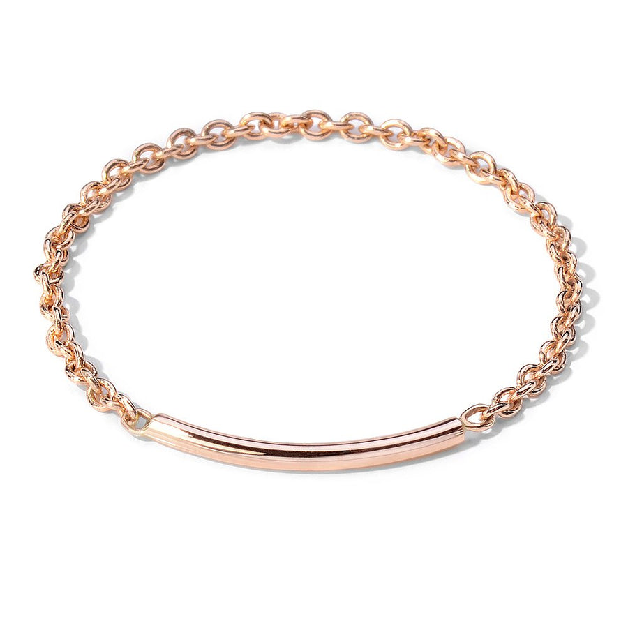 Anello Burato Arco in Oro Rosa 18 KT