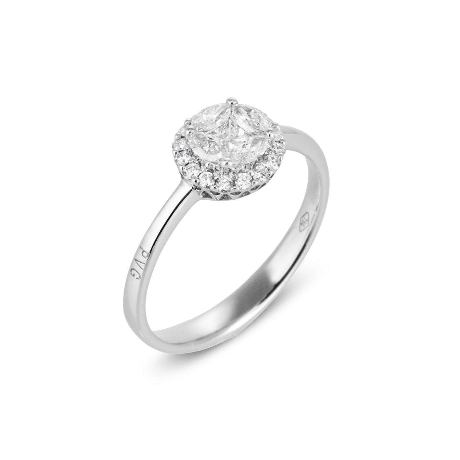 Anello solitario Benvenuto Ponte Vecchio Gioielli con diamanti