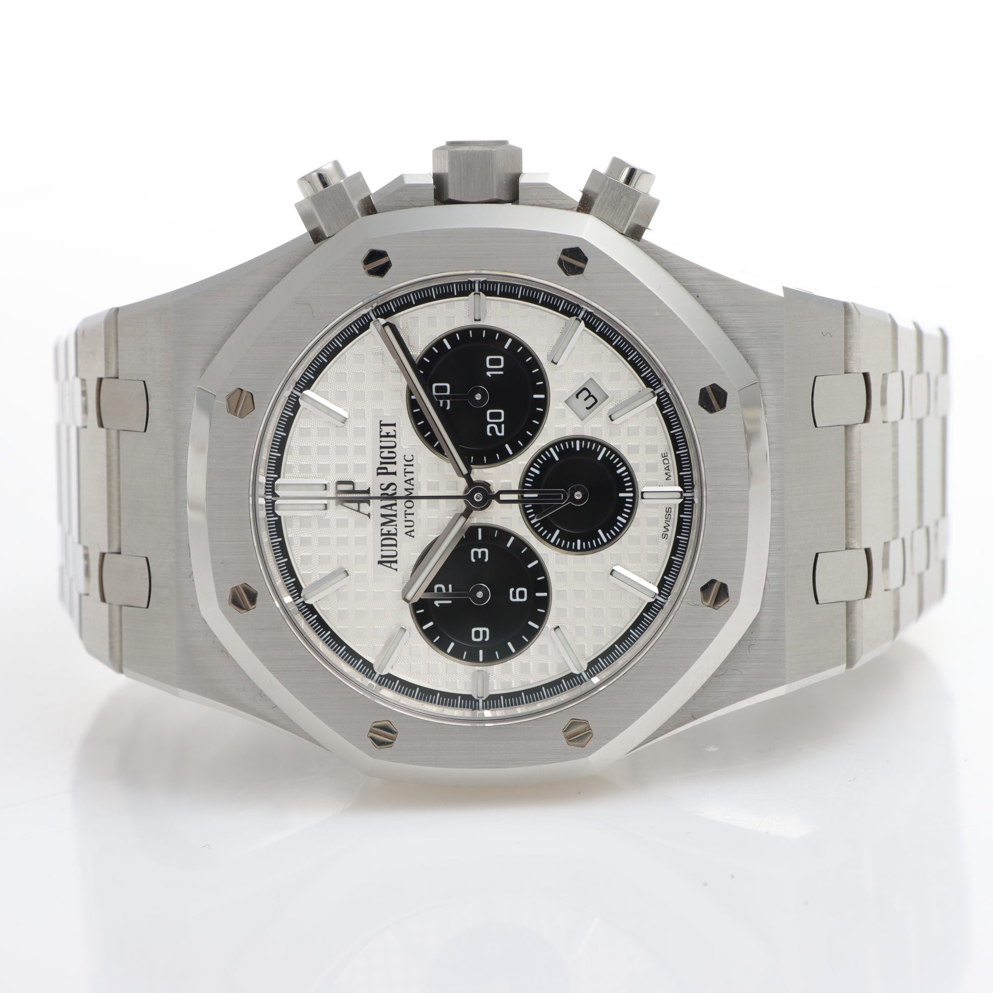 Audemars Piguet Royal Oak Chrono Ref. 26331 Quadrante Bianco "Panda" Anno 2019