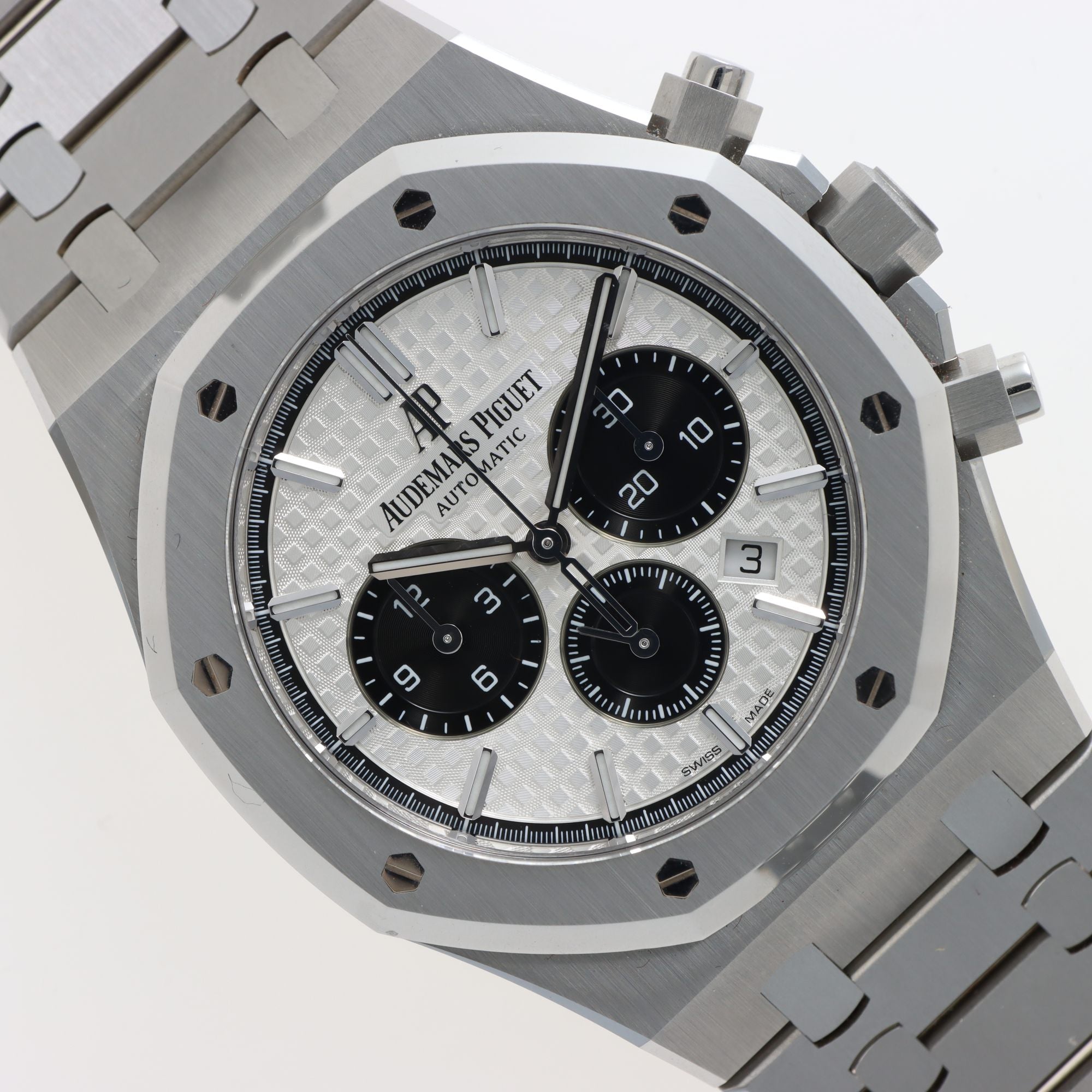 Audemars Piguet Royal Oak Chrono Ref. 26331 Quadrante Bianco "Panda" Anno 2019