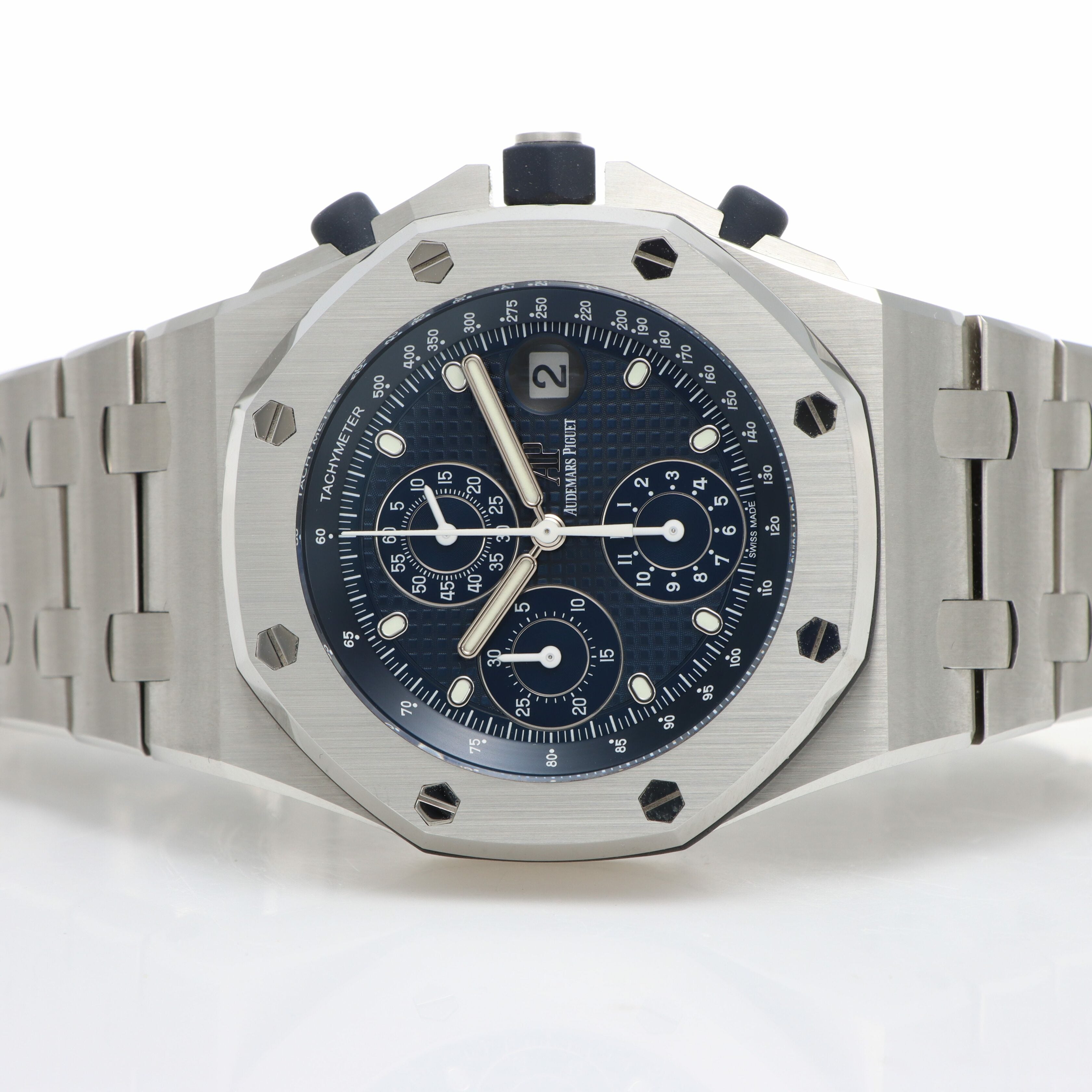 Audemars Piguet Royal Oak Offshore Chrono Ref. 26237ST Quadrante Blu Anno 2022