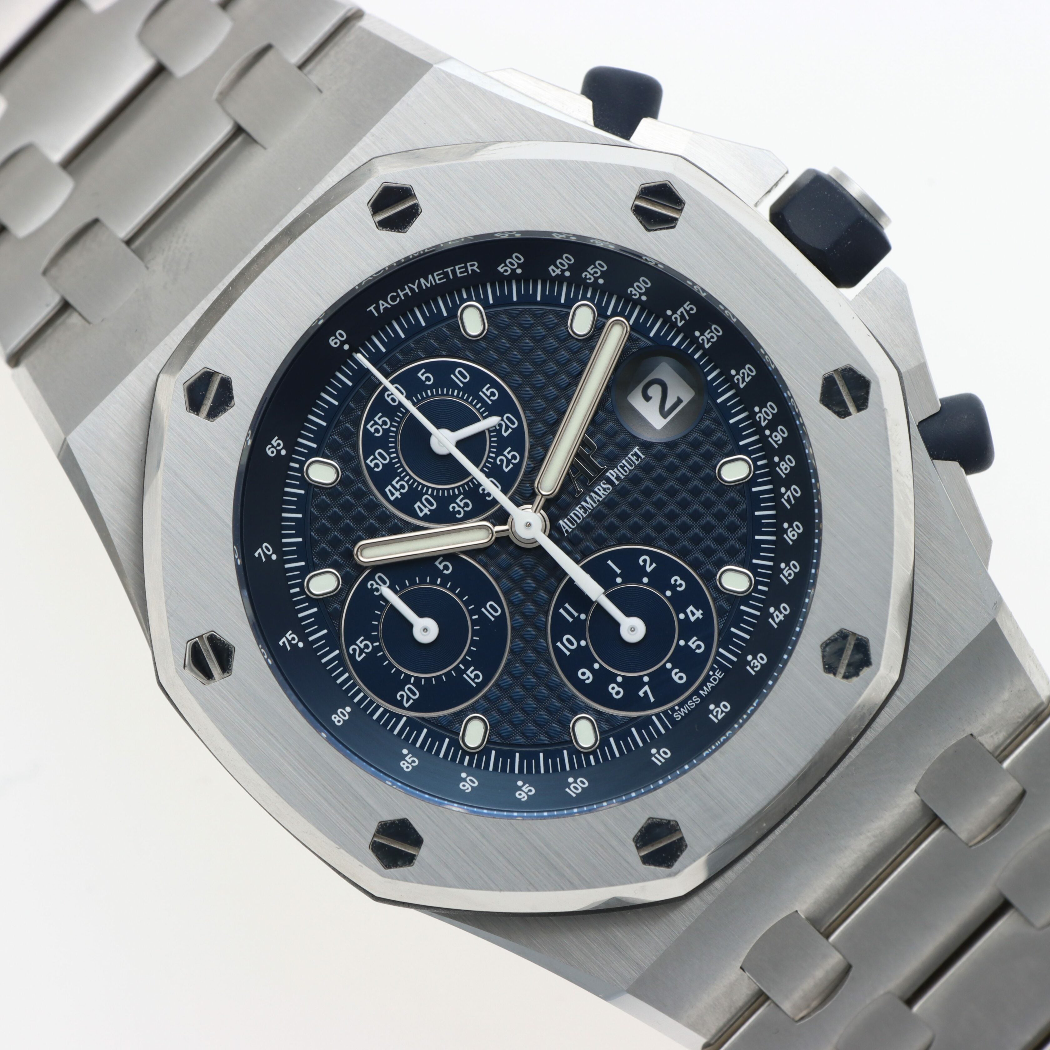 Audemars Piguet Royal Oak Offshore Chrono Ref. 26237ST Quadrante Blu Anno 2022