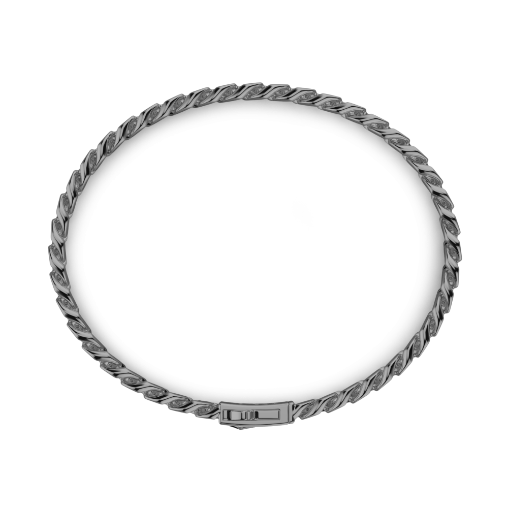 Bracciale a grumette Zancan in argento