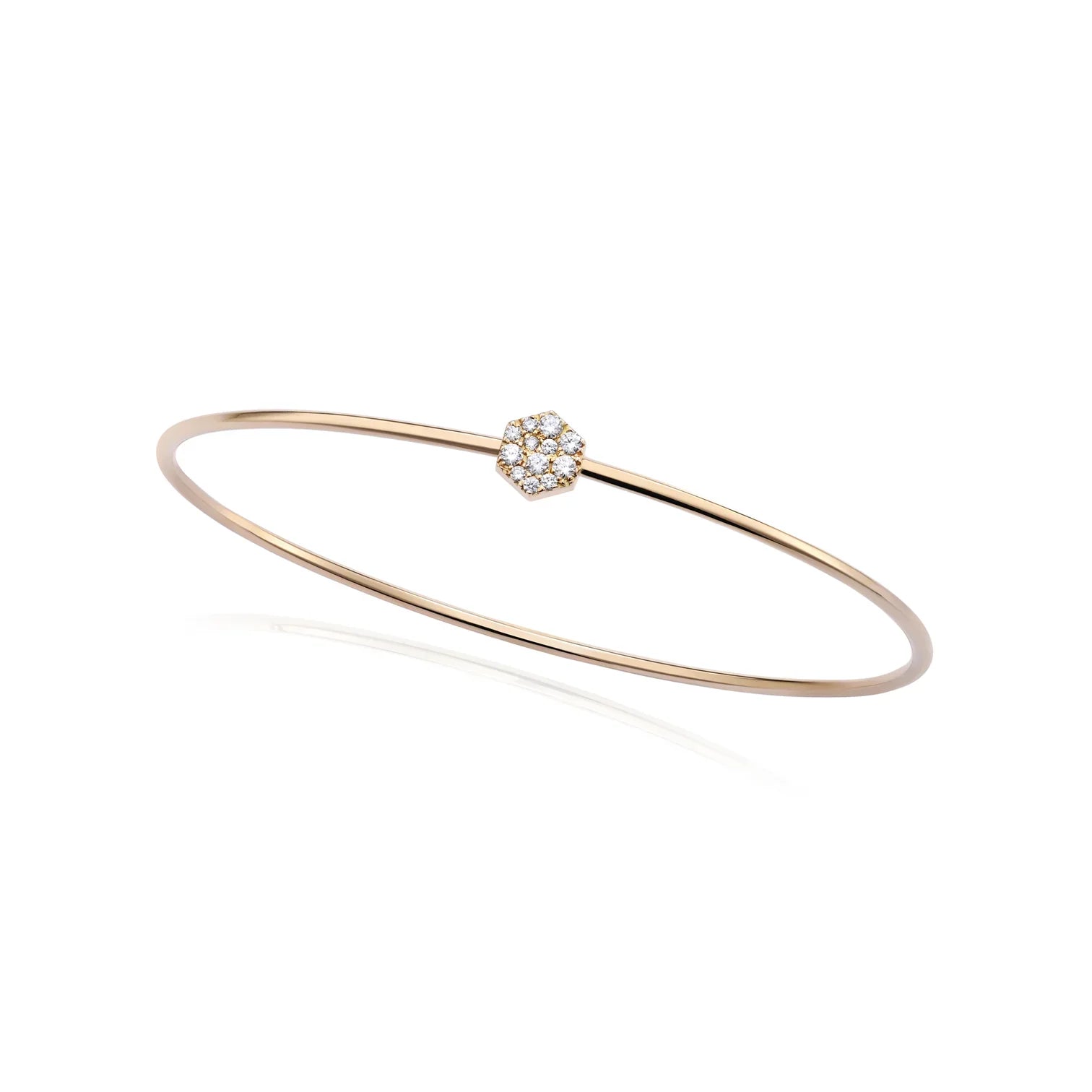 Bracciale Amuleto Yellow Bangle in oro giallo 18kt e diamanti