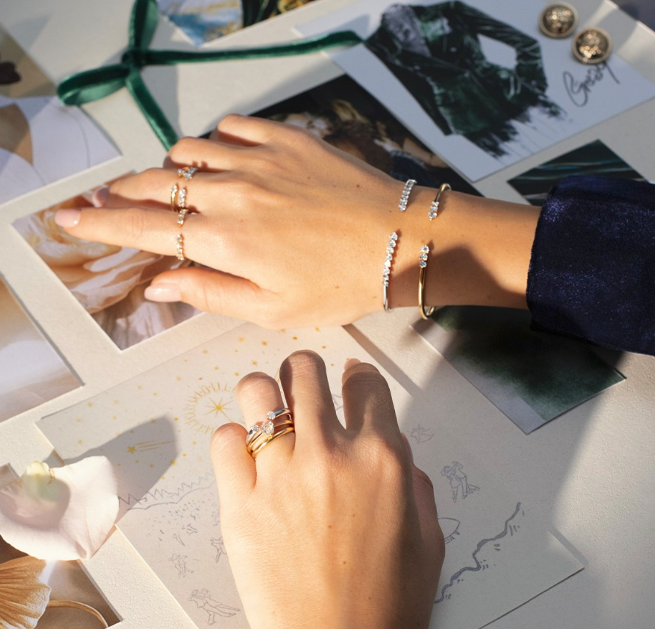 Bracciale Recarlo Anniversary More in oro bianco 18 kt e diamanti