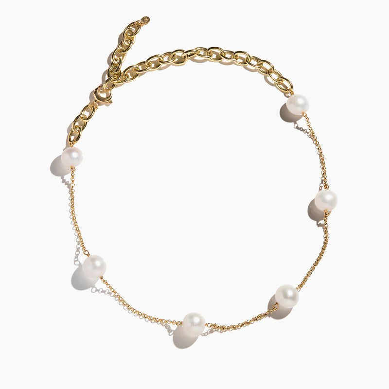 Collana Lucedeimieiocchi Lola in argento 925 e perle Fresh Water