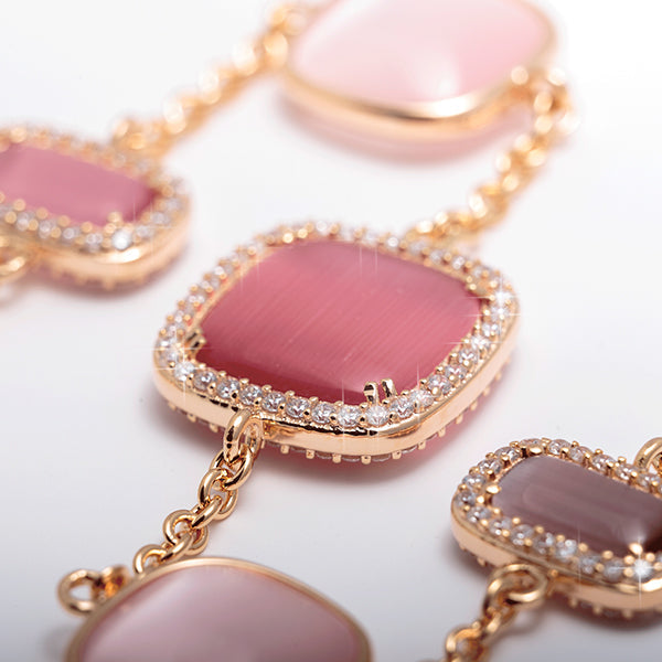 Collana lunga Madi Luce ciliegia in argento