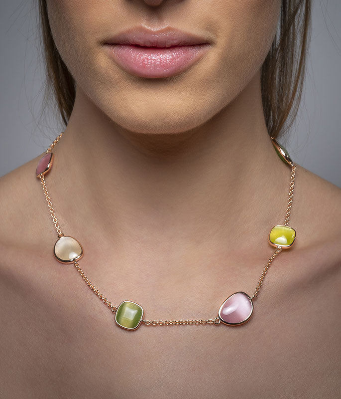 Collana Madi Bubble in argento