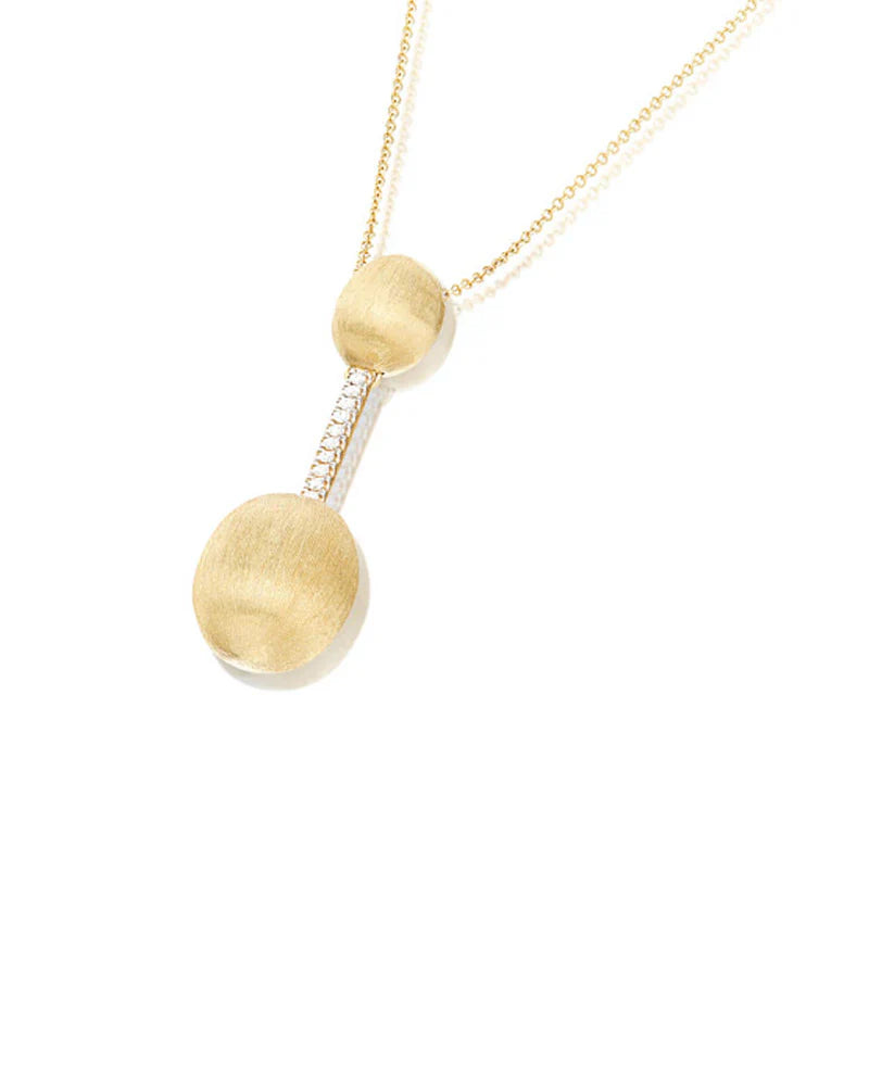 Collana Nanis Dancing Elite con ciondolo elegante in oro e diamanti