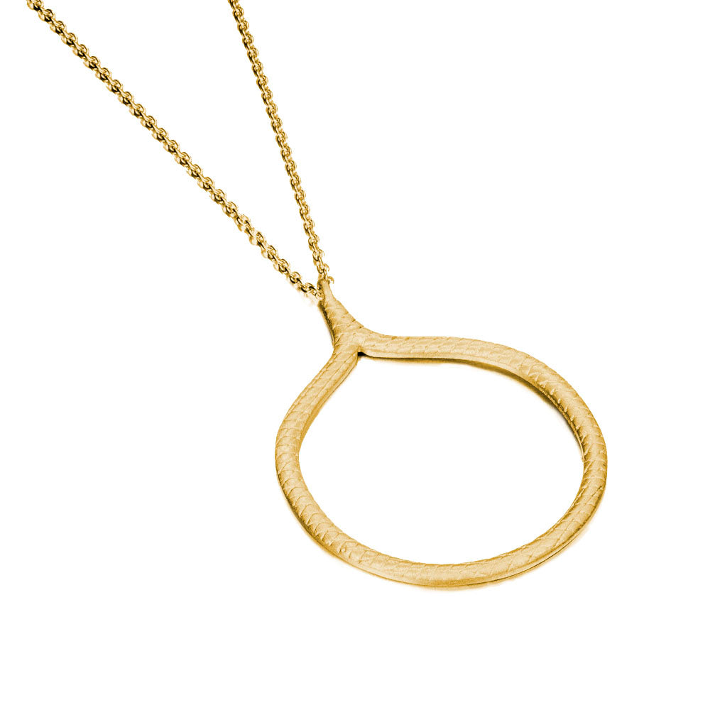 Collana Snake Jorge Revilla in argento 925 dorato