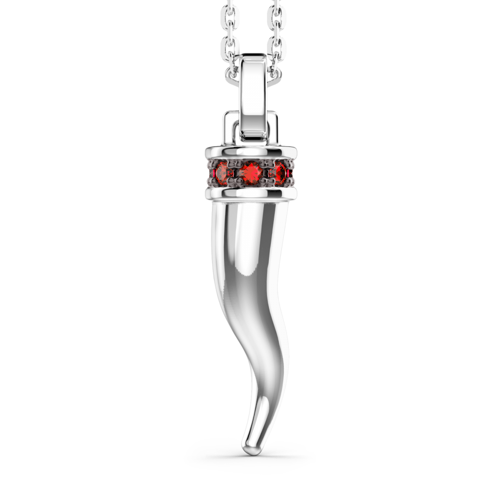 Collana Zancan in argento con pietre naturali