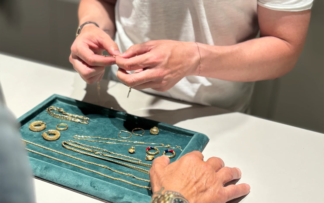Valutazione gioielli in oro presso Clover Gioielli