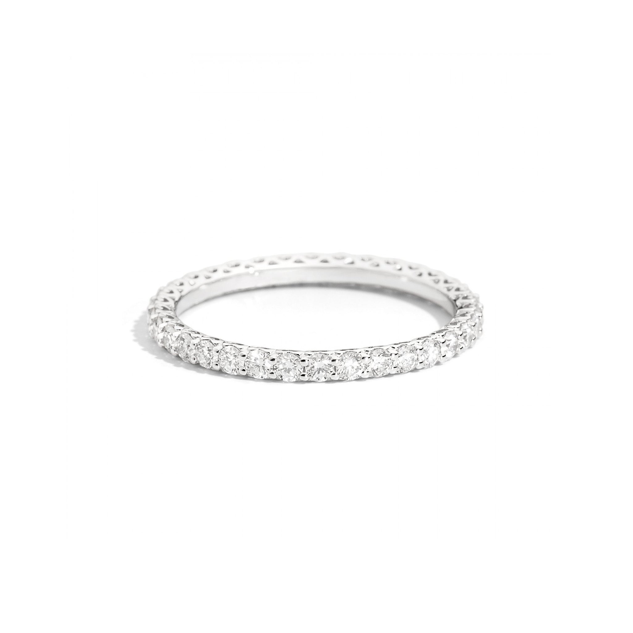 Eternity Recarlo Anniversary in oro bianco 18kt e diamanti