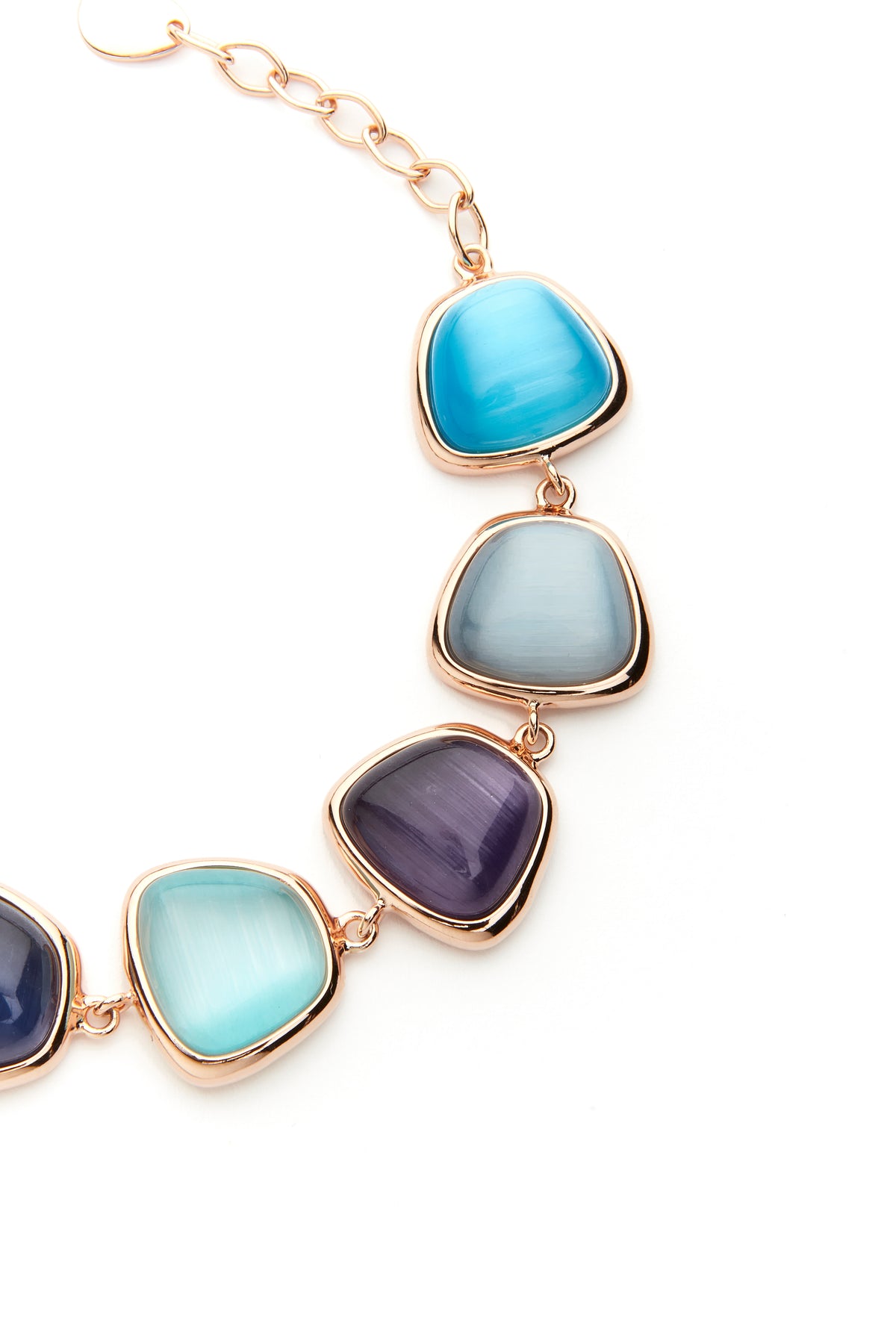 Bracciale Madi Nuvole in argento rosato versione grande