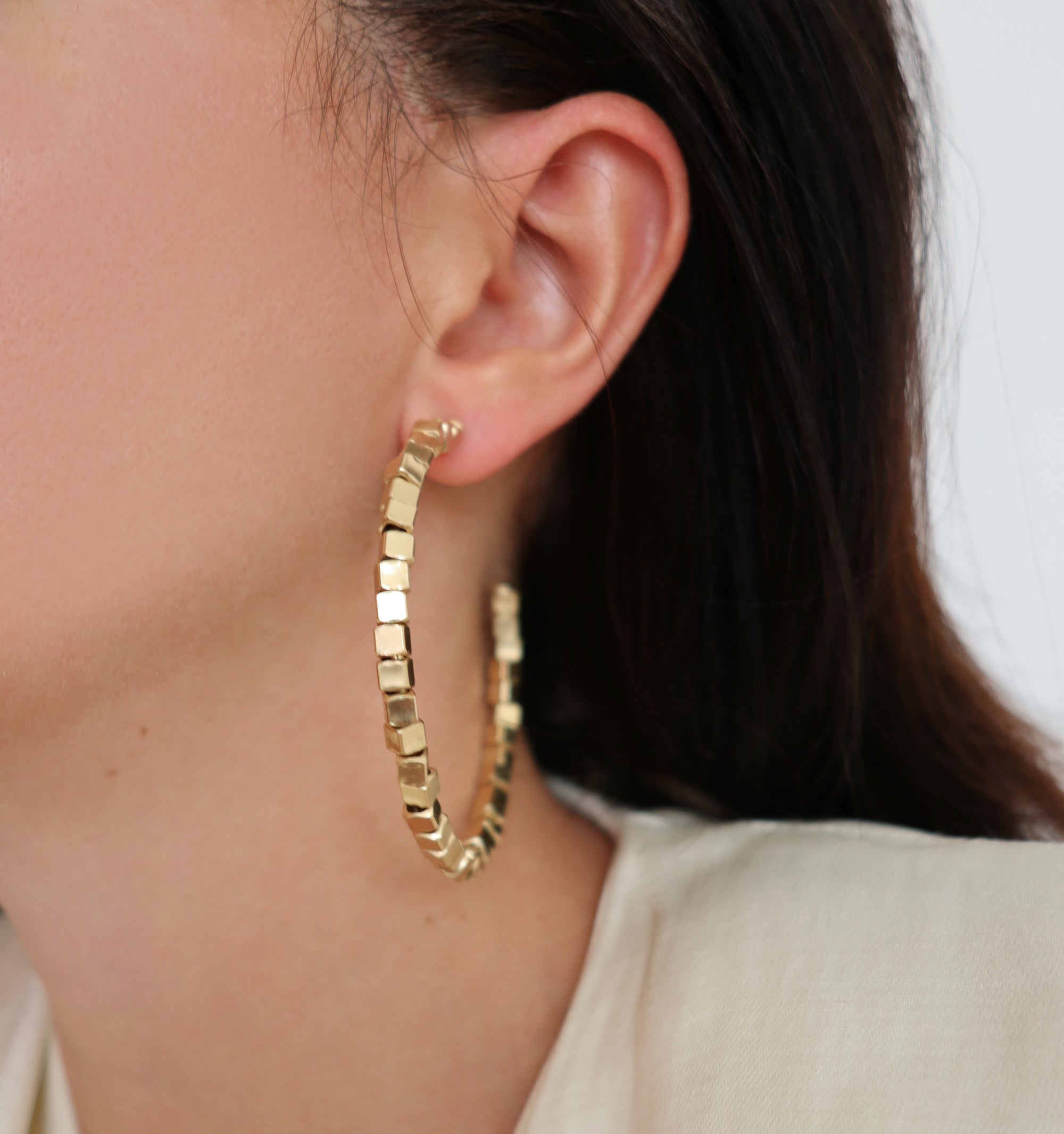 Orecchini cerchio Lucedeimieiocchi Isabel in argento 925