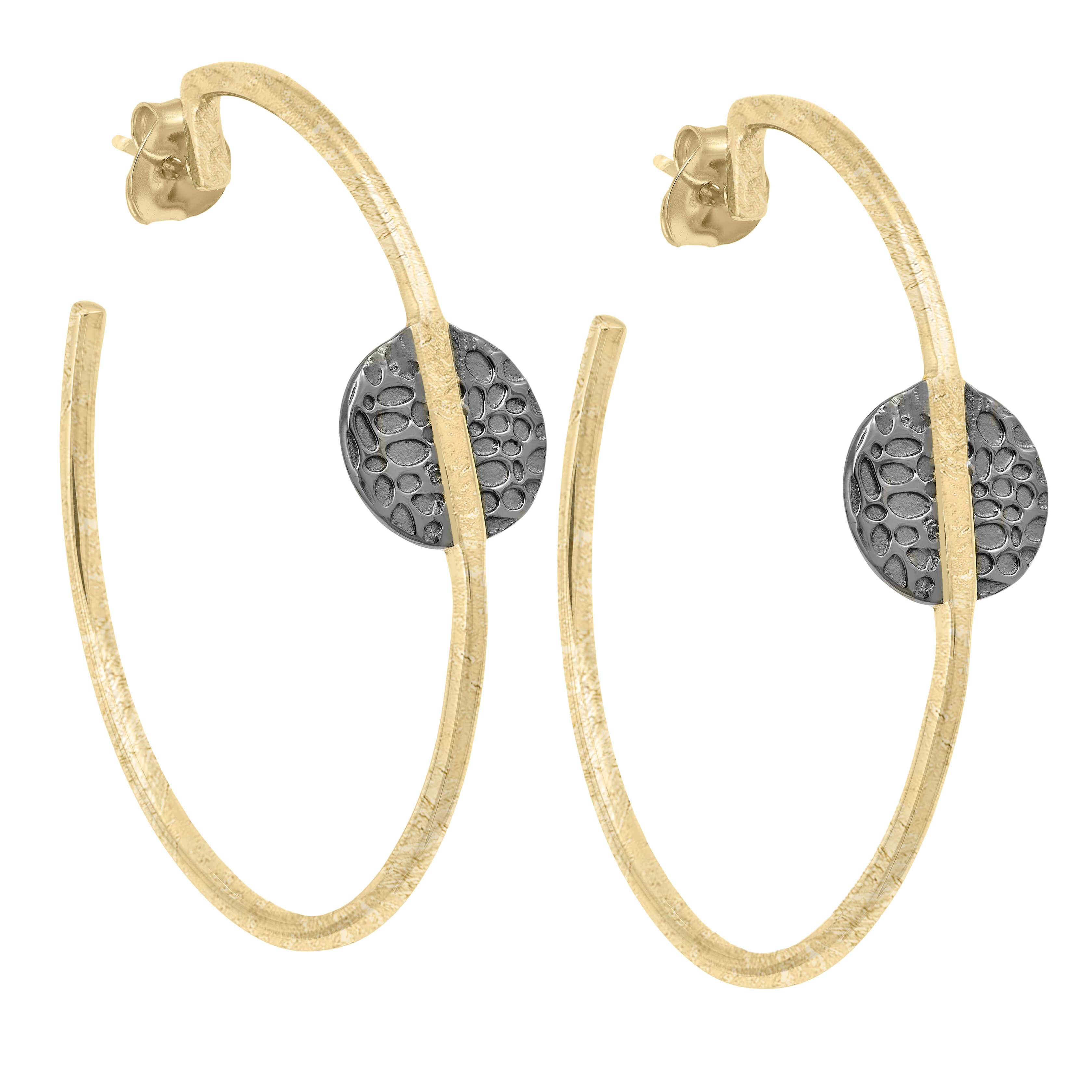 Orecchini Kymbal Jorge Revilla in argento 925 dorato