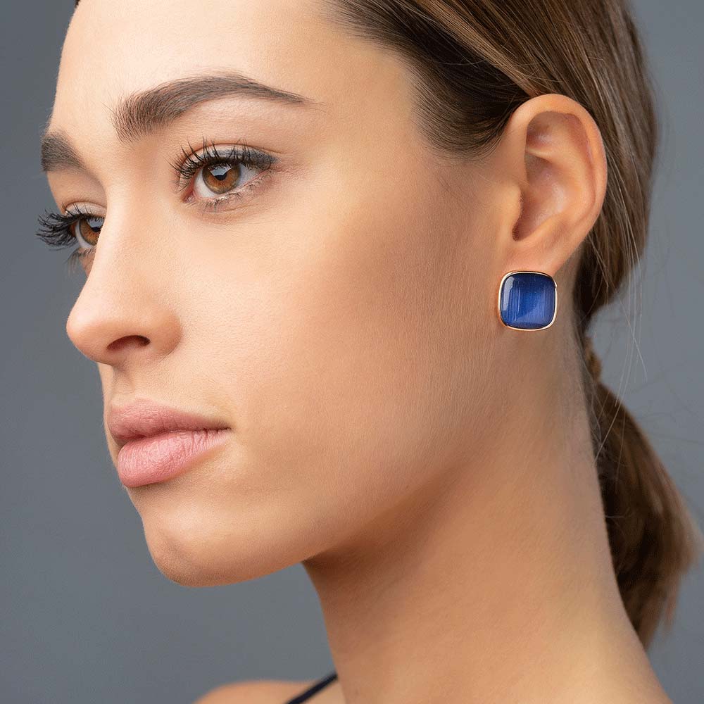 Orecchini Madi Laguna Blu in argento