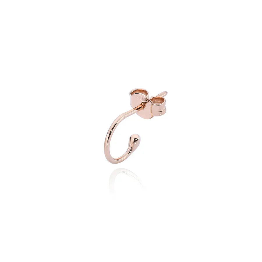 Orecchino Burato Hoop S in Oro Rosa 18 KT