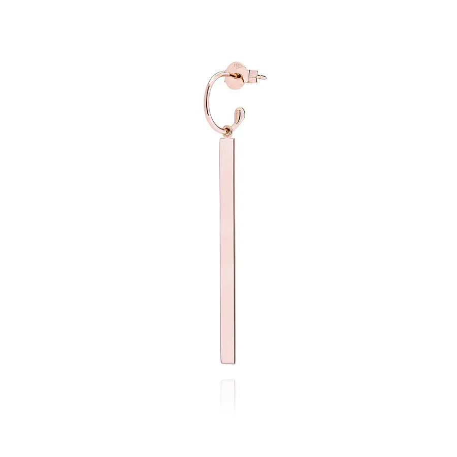 Orecchino Burato Hoop S in Oro Rosa 18 KT