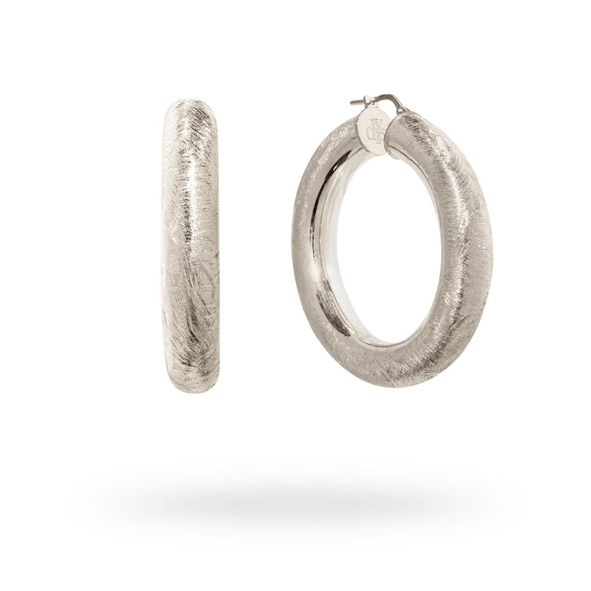 Orecchino cerchio Diva in argento 925 Hoops 45 mm