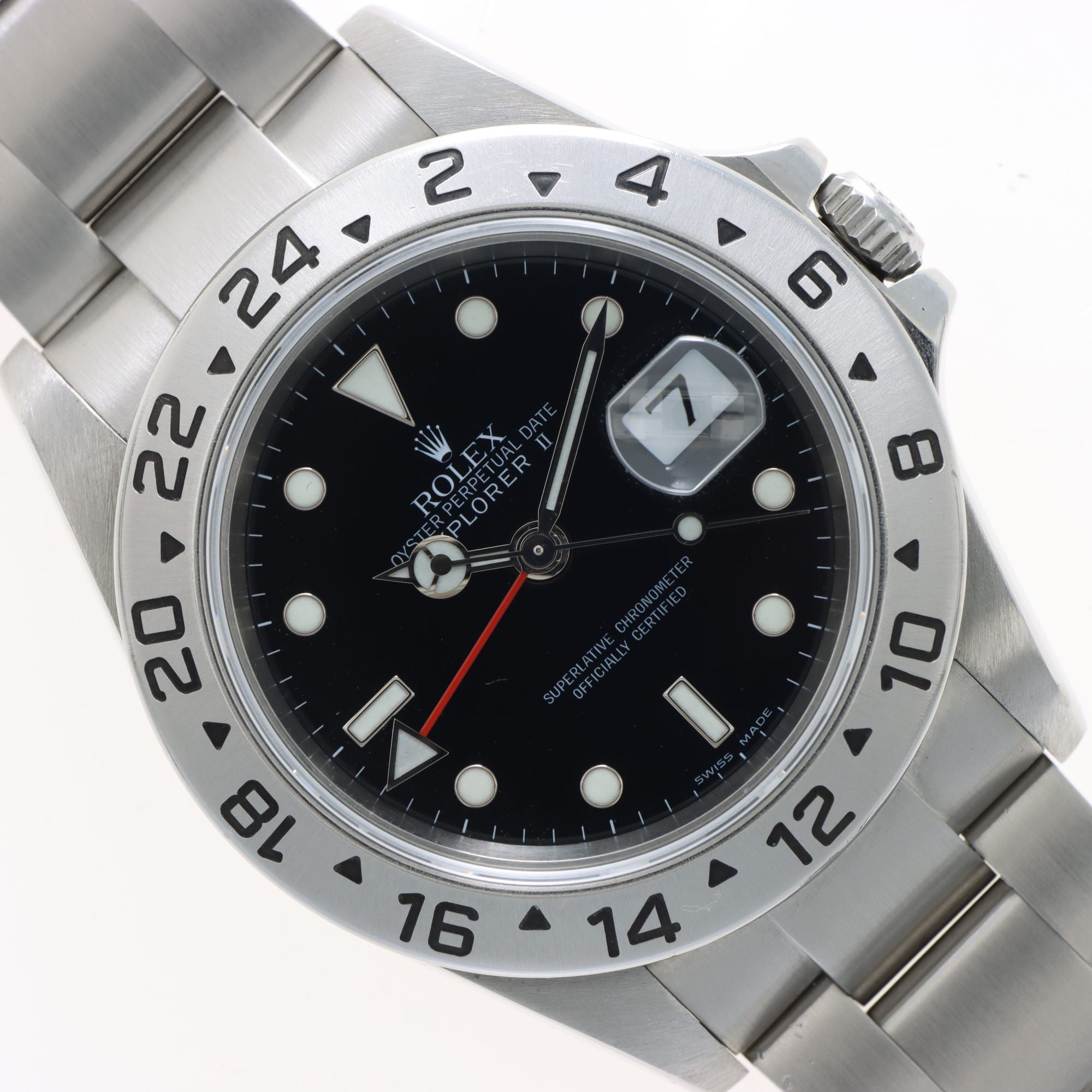 Rolex Explorer II Ref. 16570 Nero Anno 2006 SEL No Fori
