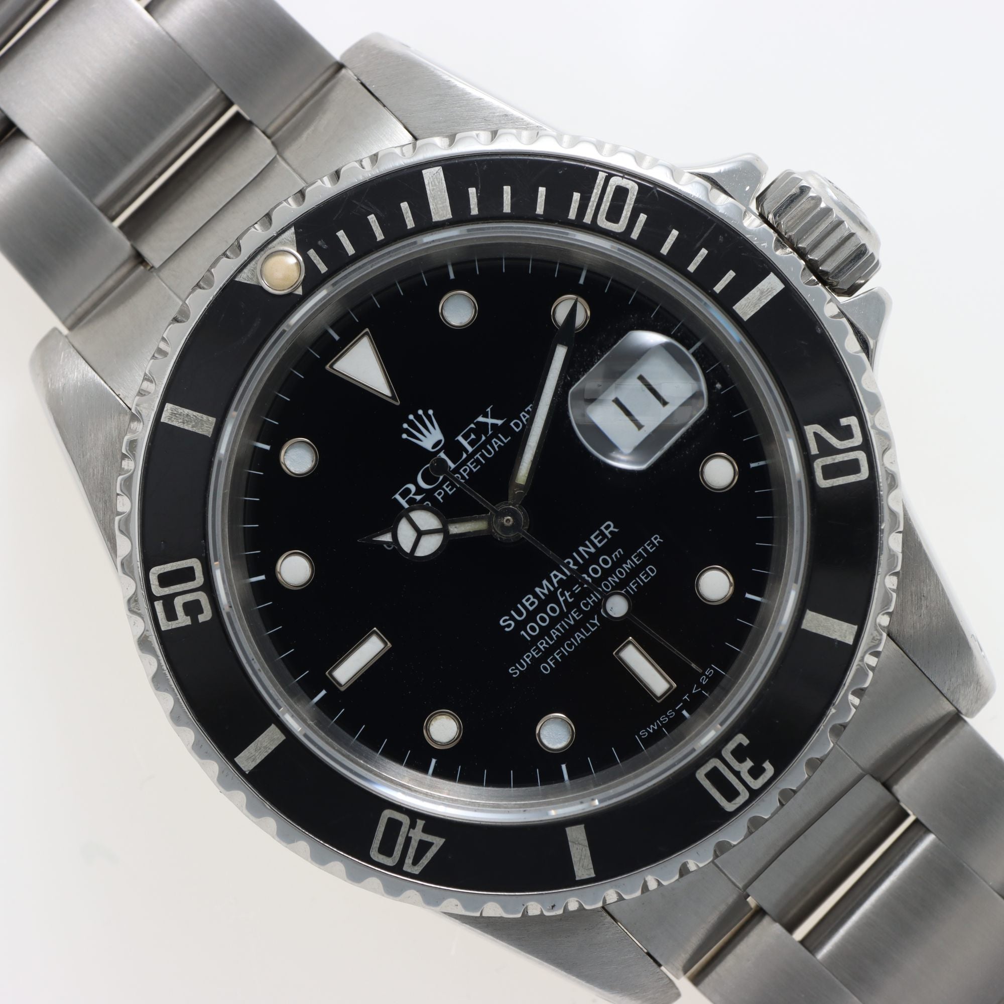 Rolex Submariner Data Ref. 16610 Anno 1990