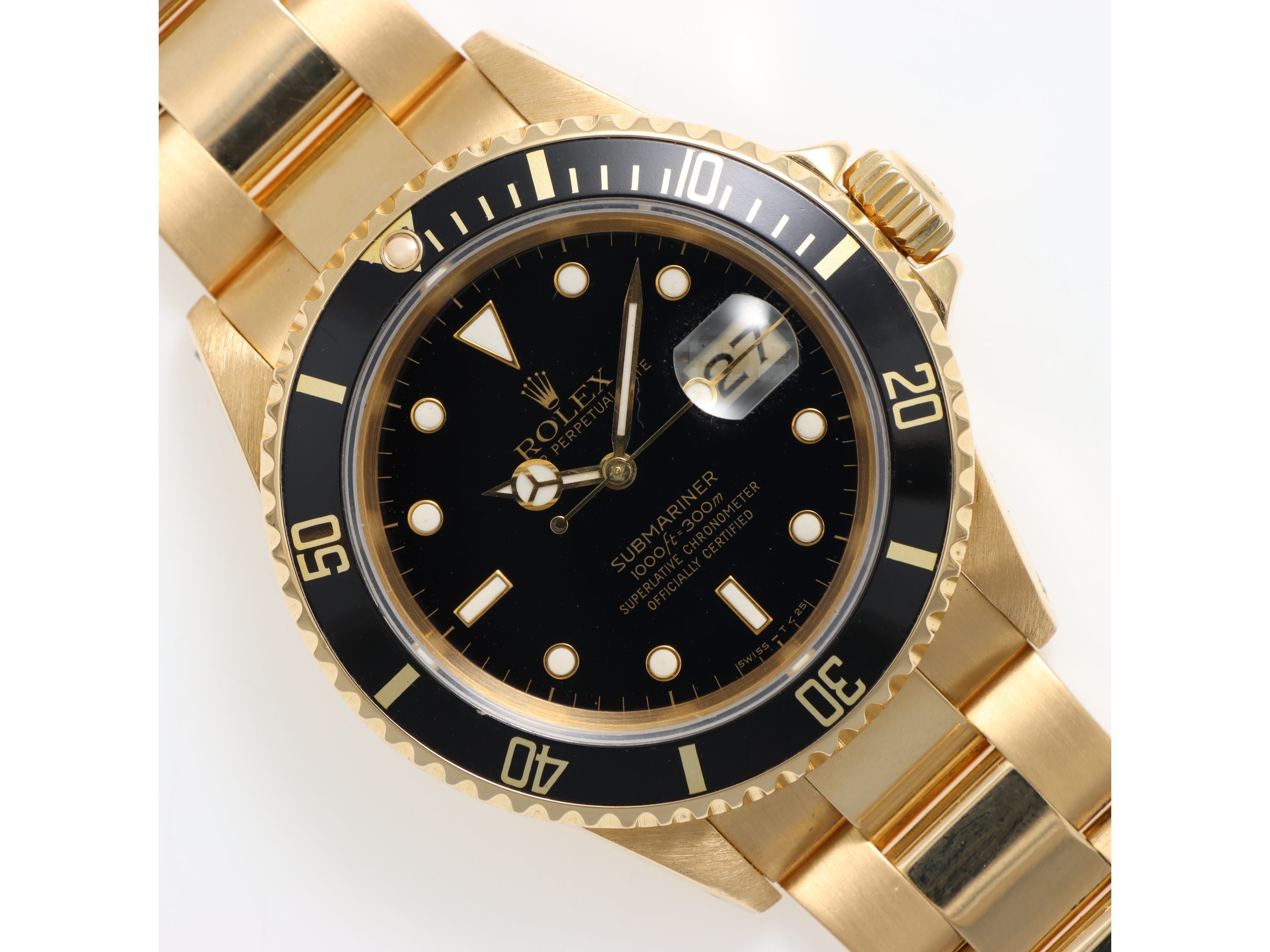 Rolex Submariner Data Ref. 16618 Anno 1990