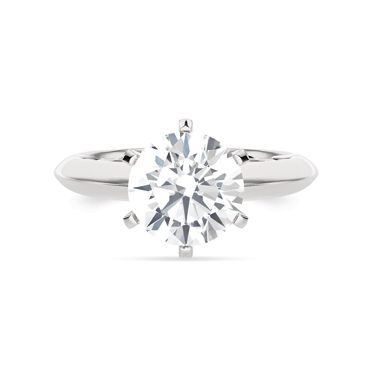 Solitario Bella AMA in oro bianco e diamante lab