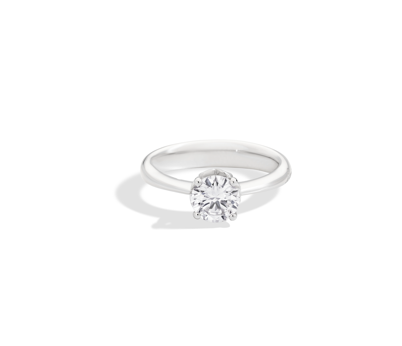 Solitario Recarlo Anniversary Love in oro bianco 18kt e diamante