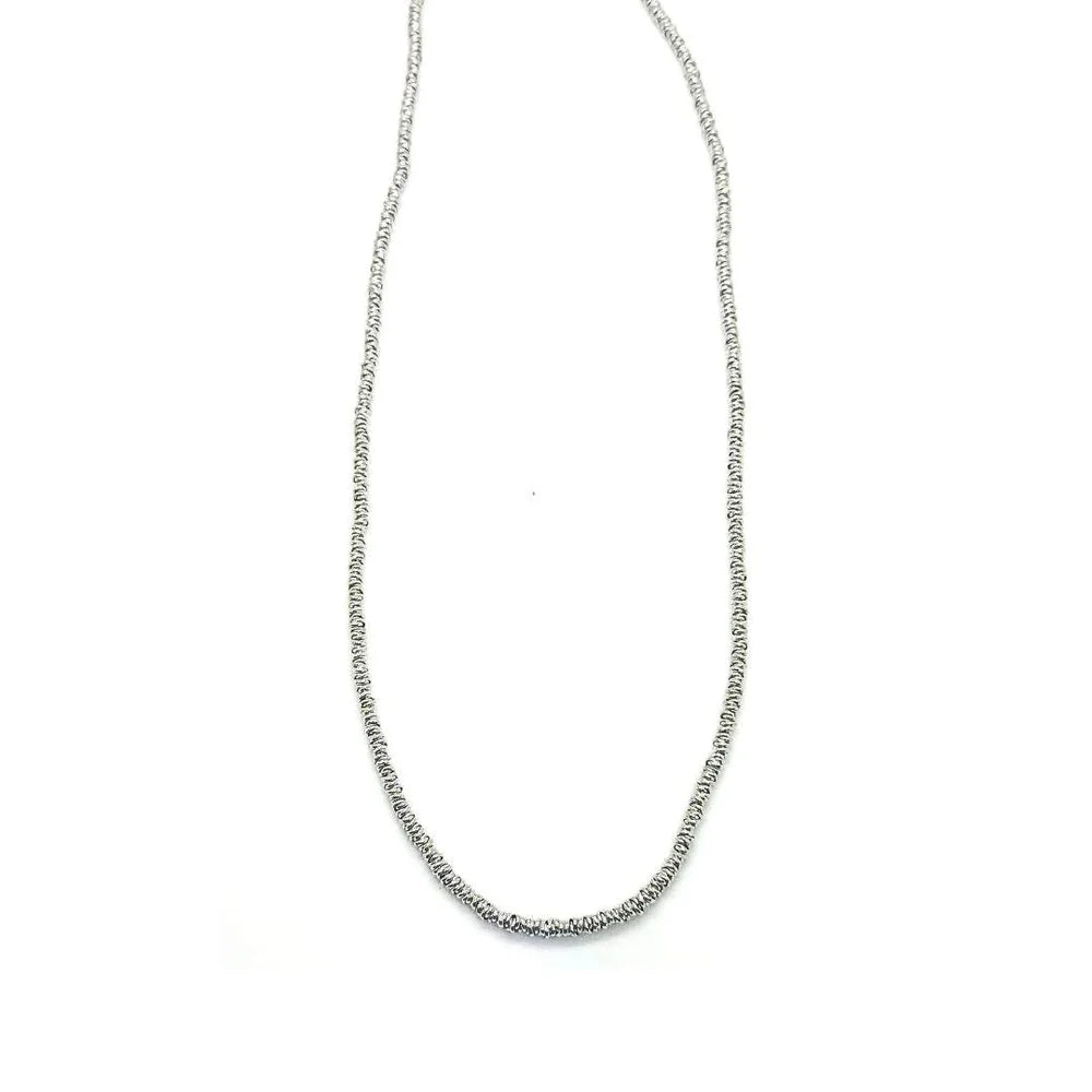 Collana Spadarella in argento 925 spadino anellini piccoli - SPGR266