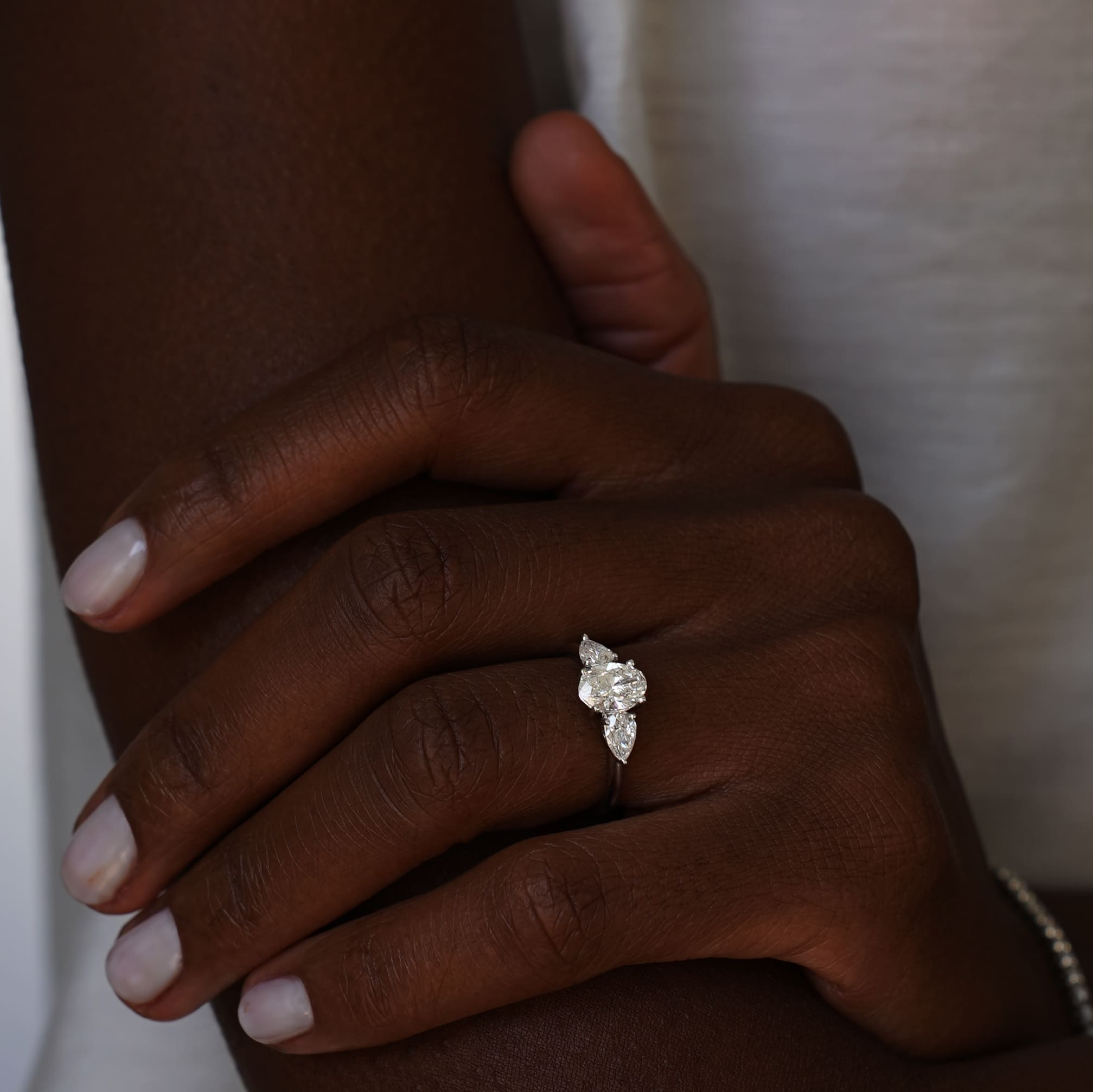 Trilogy Unione AMA in oro rosa 18kt e diamanti lab