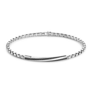 bracciale-zancan-in-argento-con-targa-e-pietre-nere