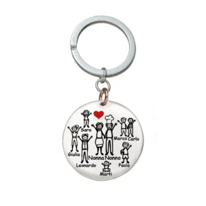 CE03-PC_Portachiavi_personalizzato_happy_family