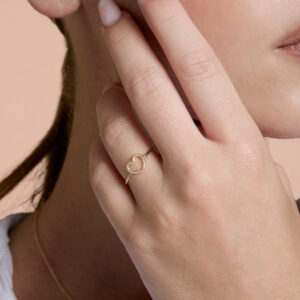 anello-in-oro-cuore-clover-gioielli